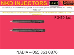 Mercedes C270 Bosch diesel injectors 