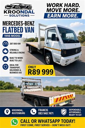 1998 Mercedez Benz Flat bed van