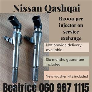 Nissan Qashqai diesel injectors for sale with warranty 