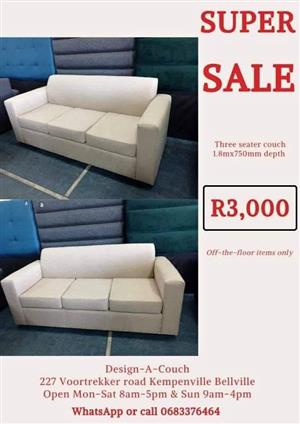 Three seater couch