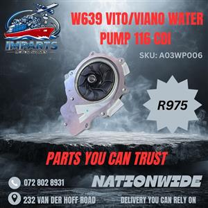  Mercedes-Benz W639 Vito/Viano Water Pump 116 CDI – NEW