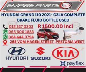 HYUNDAI GRAND i10 2021- G3LA COMPLETE BRAKE FLUID BOTTLE  USED