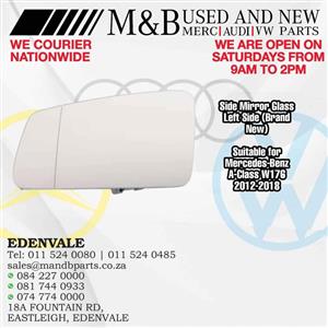 Side Mirror Glass Left (Brand New)  Suitable for Mercedes-Benz A-Class W