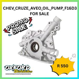 Chevrolet Cruze Aveo F16D3 Brand New Oil Pump For Sale 