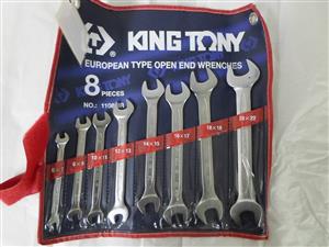 King Tony European Type Open End Wrenches - B033054845-1