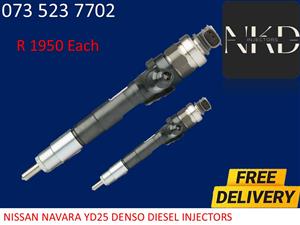 Nissan Navara yd25 Denso Diesel injectors 