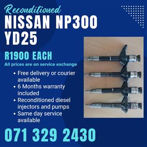 NISSAN NP300 2.5 INJECTORS FOR SALE WITH WARRANTY INCLUDED 