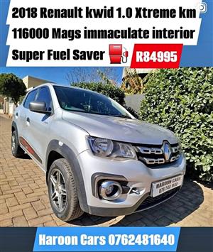 2018 Renault kwid 1.0 extreme