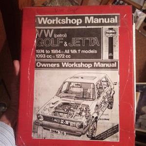 Golf / Jetta 1974 - 84, workshop manual