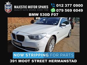 Bmw 530D F07 breaking up for auto spares Auto parts 