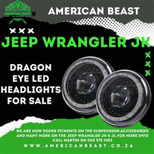 Jeep Wrangler JK Dragon eye headlights