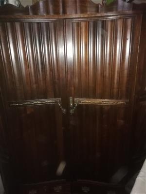 antique corner wardrobe