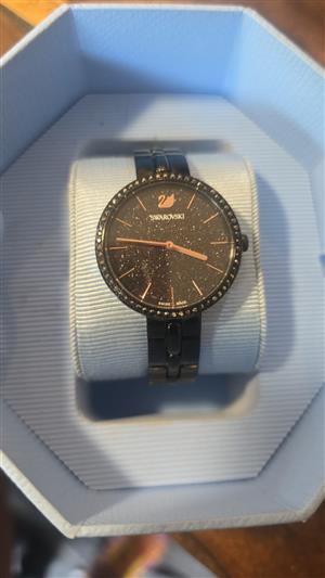 URGENT SALE – Swarovski Cosmopolitan Black Watch (Swiss Made)