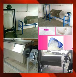 Start your own business manufacturing washing powder. 