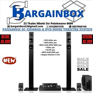 PANASONIC SC-XH166GS-K DVD HOME THEATRE SYSTEM