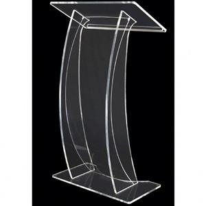 Customizable Perspex Acrylic Clear Pulpit