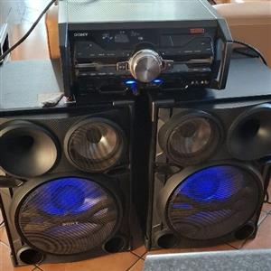 Sony Shake sound system with remote 