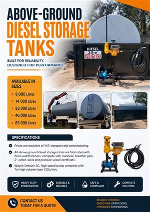 Above Ground Diesel Storage Tanker