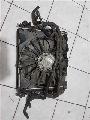 FAN ,RADIATOR  AND CONDENSER  FOR JAGUAR XF