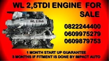 2009 Ford / Mazda 2.5tdi WL Engines for Sale!! All