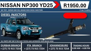 Nissan Np300 yd25 Diesel Injectors 