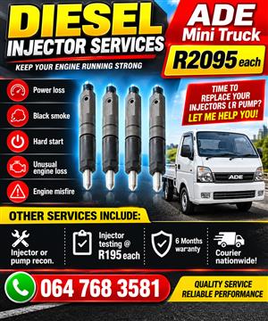 DIESEL INJECTOR SERVICES FOR SALE OR RECON YOUR OWN
