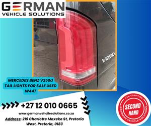 Mercedes Benz v250d w447 tail lights for sale used 