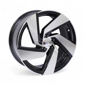 17″ CW Rich 5/100 Machined Face Gloss Black Alloy Wheels