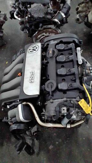 VW BVY 2.0L FSI COMPLETE ENGINE FOR SALE