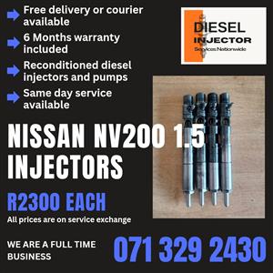NISSAN NV200 1.5 INJECTORS FOR SALE WITH WARRANTY 