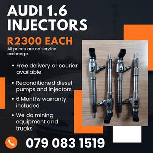AUDI 1.6 INJECTORS FOR SALE WITH WARRANTY 