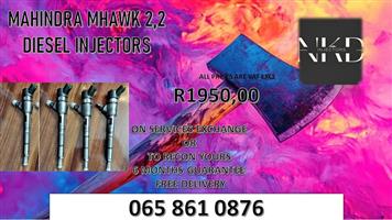 MAHINDRA MHAWK DIESEL INJECTORS FOR SALE OR SAME DAY RECON