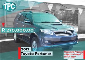 2012 Toyota Fortuner 3.0D 4D 4x4
