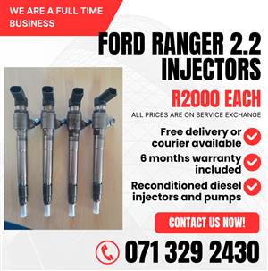 FORD RANGER 2.2 INJECTORS FOR SALE WITH WARRANTY INCLUDED 