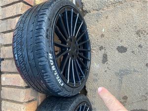Mags & tyres 19" 5x120 PCD.