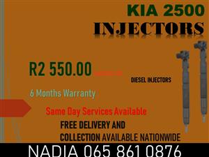 KIA 2500 DIESEL INJECTORS FOR SALE OR TO RECON
