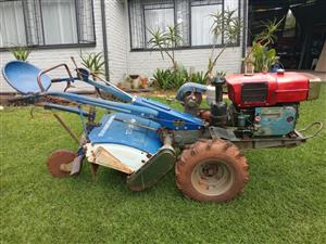 Walk behind rotavator