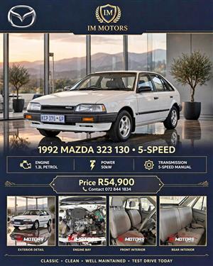 1992 Mazda 323 130 5 speed