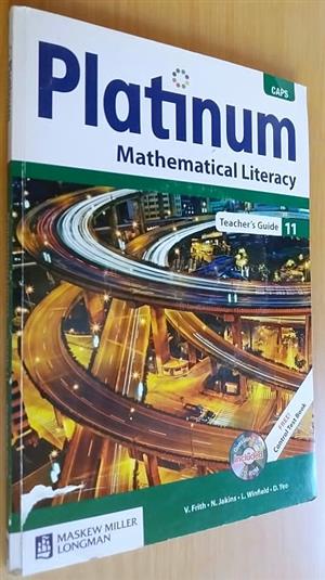 Caps Platinum Mathematical Literacy Grade 11. books with CD. Caps Platinum Mathema
