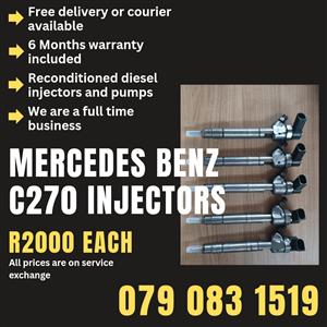 MERCEDES BENZ C270 INJECTORS FOR SALE WITH WARRANTY INCLUDED 