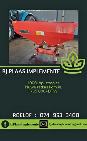 1000L BPI kunsmis strooier