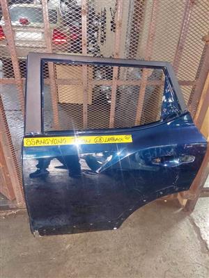 Ssangyong left back door