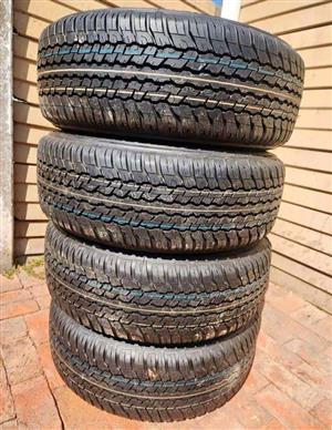265/60/18 Dunlop Grandtrek A/T brand new set 