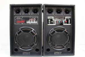 Lexuco 10" Professional Active Speaker Set