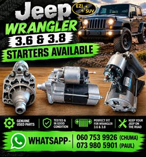 JEEP WRANGLER STARTERS | EZI SUV 