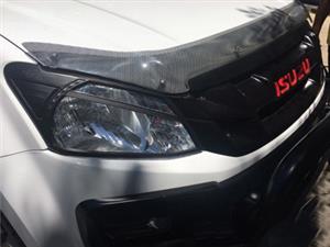 Carbon Look Bonnet Shield for Isuzu 2013up