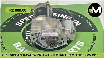 2021-NISSAN-NAVARA-PRO--2X-2.5-STARTER-MOTOR---MV0915