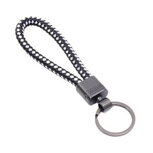 Rope Strap Design Keyring (Silver)