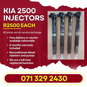 KIA 2500 2.5 INJECTORS FOR SALE WITH WARRANTY INCLUDED 