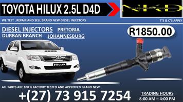 Injectors 2.5L Hilux Toyota 